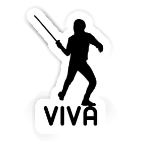 Fencer Sticker Viva Image