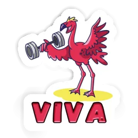 Weight Lifter Sticker Viva Image