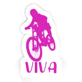 Sticker Viva Freeride Biker Image