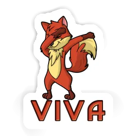 Viva Sticker Dabbing Fox Image