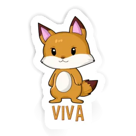 Sticker Fox Viva Image