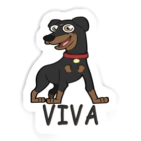 Sticker Viva German Pinscher Image