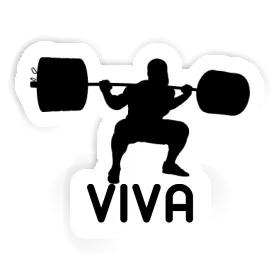 Viva Sticker Weightlifter Image