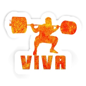 Sticker Viva Weightlifter Image