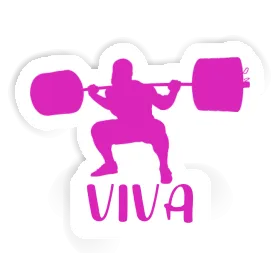 Viva Sticker Weightlifter Image