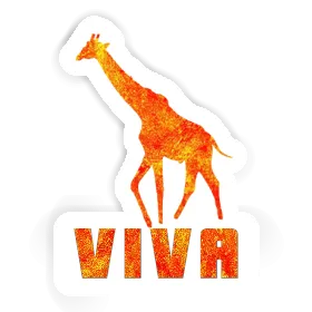 Giraffe Sticker Viva Image