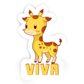 Giraffe Sticker Viva Image