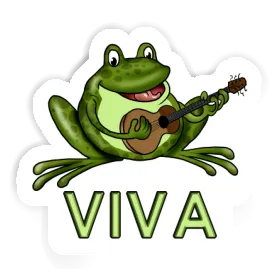 Frog Sticker Viva Image