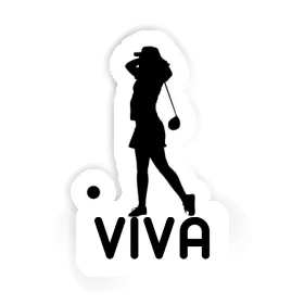 Sticker Golfer Viva Image