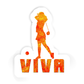 Sticker Golfer Viva Image