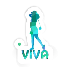 Sticker Golfer Viva Image