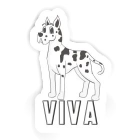 Sticker Great Dane Viva Image