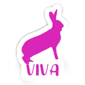 Sticker Rabbit Viva Image