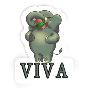 Elephant Sticker Viva Image