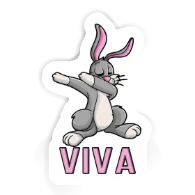 Sticker Dabbing Hare Viva Image