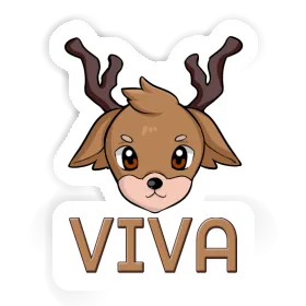 Sticker Deer Viva Image