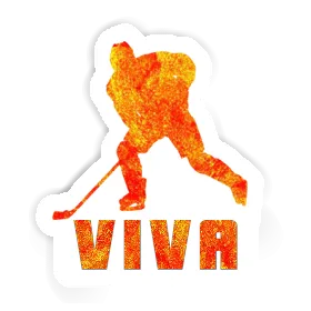 Hockey Player Sticker Viva Image