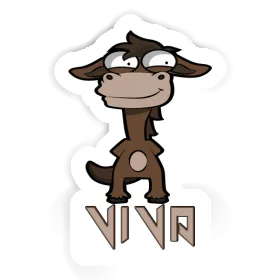 Sticker Standing Horse Viva Image