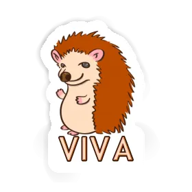 Sticker Hedgehog Viva Image