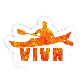 Sticker Kayaker Viva Image