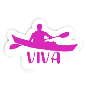 Kayaker Sticker Viva Image