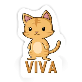 Cat Sticker Viva Image