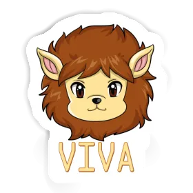 Lion Sticker Viva Image