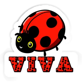 Sticker Ladybird Viva Image