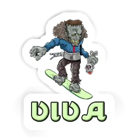 Sticker Viva Boarder Image