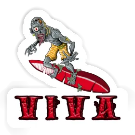 Sticker Viva Surfer Image