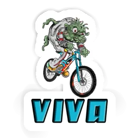 Sticker Downhill Biker Viva Image