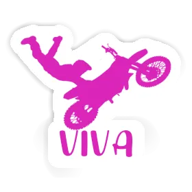 Motocross Rider Sticker Viva Image