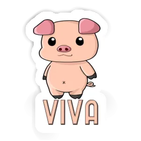 Sticker Viva Piglet Image