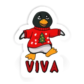 Sticker Christmas Penguin Viva Image