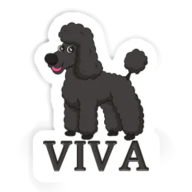 Sticker Poodle Viva Image