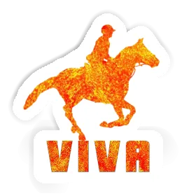 Sticker Horse Rider Viva Image