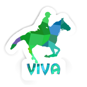 Viva Sticker Horse Rider Image