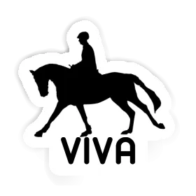 Sticker Horse Rider Viva Image