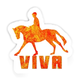 Sticker Horse Rider Viva Image