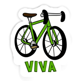 Viva Sticker Racing Bicycle Image