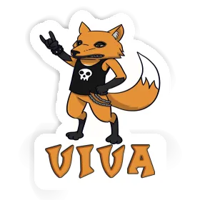 Sticker Fox Viva Image