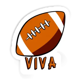 Viva Sticker Rugby Ball Image