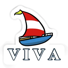 Sailboat Sticker Viva Image