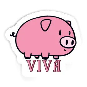 Pig Sticker Viva Image