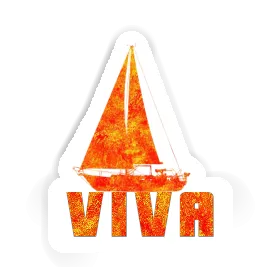 Sticker Sailboat Viva Image