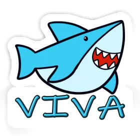 Sticker Viva Shark Image