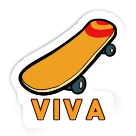 Sticker Skateboard Viva Image