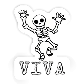 Sticker Viva Skeleton Image