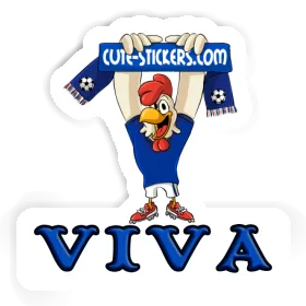 Sticker Rooster Viva Image