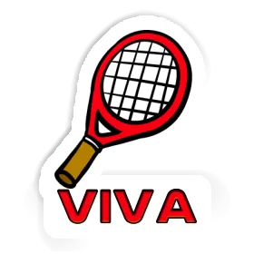 Sticker Tennis Racket Viva Image